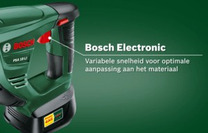 Het bosch Electronic systeem op de bosch psa 18 LI 1