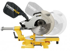 trekfunctie powerplus POWX075 afkortzaag